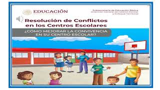 Resolución de Conflictos en los Centros Escolares [upl. by Kleper]