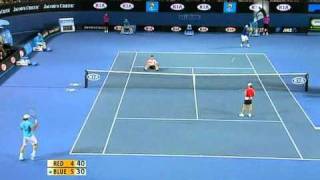 Nadal VS Federer Funny Point [upl. by Ulu40]