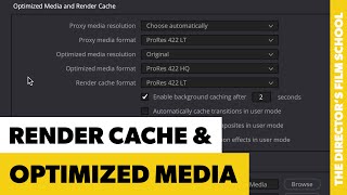 How to Use Render Cache and Optimized Media  DaVinci Resolve [upl. by Aivul]