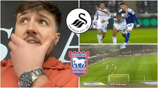 AWFUL OFFICIATING AS IPSWICH EDGE PAST SWANSSWANSEA 12 IPSWICHMATCHDAY VLOG 34 [upl. by Eevets]