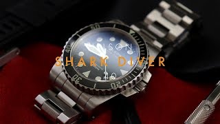 Helson Shark Diver 40 Review  Excellent Tool Diver [upl. by Efeek]