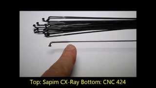 Hands on Sapim CX Ray vs CNC 424 [upl. by Pachton]