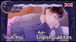 DIABOLIK LOVERS VC  Ruki Sleeping Vampire  ASMR  ENG Sub [upl. by Mcroberts170]