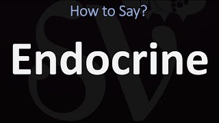 How to Pronounce Endocrine CORRECTLY [upl. by Julieta]