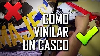 Cómo VINILAR y PERSONALIZAR un CASCO como un PRO  BRICOMAJES [upl. by Yong]