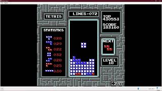 NES Tetris Rolling PB  361100 My first lvl 19 with rolling [upl. by Erhard421]