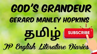 Gods Grandeur by Gerard Manley Hopkins Summary in Tamil [upl. by Bjork]