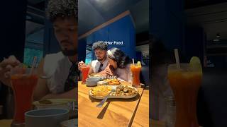 Her food love couplethings couplegoals coupleshorts couplesrelatable comedycouplegoals couple [upl. by Airotna]