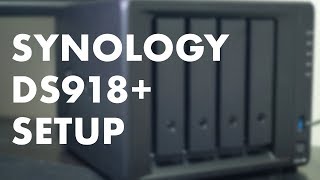 Synology DS918 DSM Installation  Setup [upl. by Salvatore631]