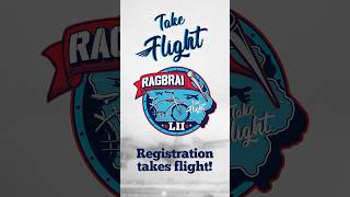 Take flight on RAGBRAI LII Registration is now open ✈️ RAGBRAIcom takeflight ragbrailii [upl. by Alston]