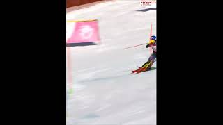 Mikaela Shiffrin 🇺🇸  Are womens slalom March 10 2024 1st run [upl. by Fredric79]