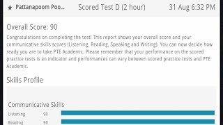 How I Got PTE 90 Overall  Full Official Mock Test D [upl. by Ferriter206]