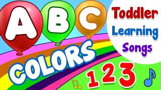 ABC Phonics Song Colors and One Two Three  English Alphabet Learn A to Z  ABC Song  abcsong [upl. by Punke]