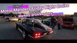 Motor Menders Friday Night Cruise Oct 2023 Markets at Shrewsbury Video 5 [upl. by Ogaitnas]