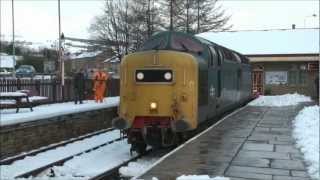 DELTIC 22 Cab Ride in the snow ELR 26113 Part 3 Ramy to Rawtenstall LOCO TV UK [upl. by Kawai]