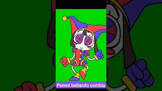 pomni bailando cumbia con pantalla verde cumbia digitalcircus bailes xd [upl. by Madelin]