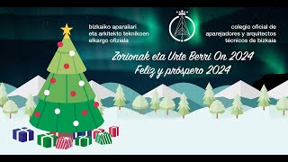 Zorionak eta urte berri on 2024  Feliz y próspero 2024 [upl. by Dulcea]