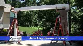 How to Assemble a Suncast Pergola [upl. by Amoritta]