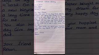 Informal letter to your dear friend [upl. by Rogerio31]