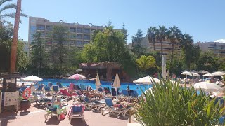 H10 Salauris Palace Salou Spain Pool Area 15092022 [upl. by Piero]