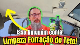 TETO DO CARRO Limpeza MAIS Profissional MAIS Fácil [upl. by Otrebliw901]