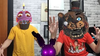 REAGINDO AOS FILTROS DO SNAPCHAT ANIMATRONICS [upl. by Jeffie]