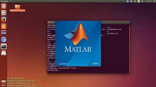 How to install MATLAB R2017a in Ubuntu 1604 LTS [upl. by Idell]