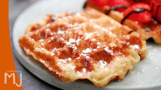 Gofres de Lieja  Waffles [upl. by Aisad729]