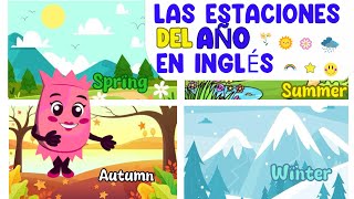 Las ESTACIONES del AÑO en INGLÉS para NIÑOS  TinaEducativa [upl. by Yablon373]