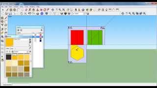 Google SketchUp esempio Proiezione ortogonale [upl. by Ahsiekim918]