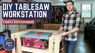 Building a Workbench Around the Craftsman Table Saw [upl. by Ritter]