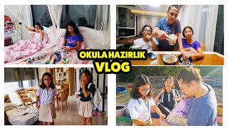 OKULUN İLK GÜNÜ HAZIRLIK VLOG SILA VE MİRA [upl. by Romelle]