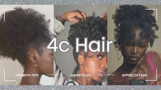 🌸 4C HAIR STYLES CARE AND APPRECIATION 🌸 [upl. by Hanoj926]