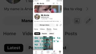 Here’s my brother Mr Arvie [upl. by Eikcin]