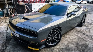 True dual catback exhaust system on a 2023 V6 Dodge Challenger GT [upl. by Ludly]