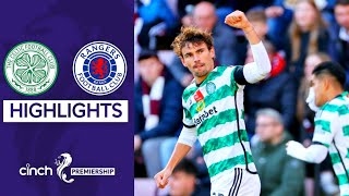 Celtic vs Rangers 21 Highlights  Scottish Premiership 2024  Lundstram Red Card  ORiley Goal [upl. by Estas]