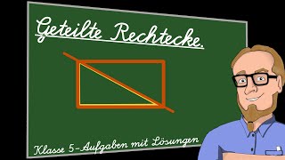 Flächeninhalt halber Rechtecke  Klasse 5 [upl. by Odnuges]