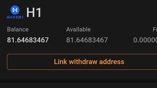 How to link your H1 withdrawal address on your Satoshi mining app ⛏️ [upl. by Mackay]