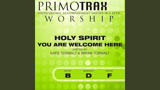 Holy Spirit You Are Welcome Here Low Key B Performance Backing Track [upl. by Akerahs]