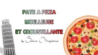 Recette  Pâte à pizza croustillante [upl. by Byrn345]