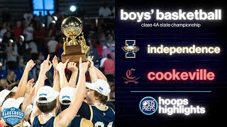 TSSAA Boys Basketball Highlights Class 4A Championship Independence vs Cookeville [upl. by Nauj]