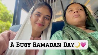 🙂A Busy Ramadan Day 🫂🌙  Ramadan Vlog 🌝 Family  SulfathSulu [upl. by Hugibert]