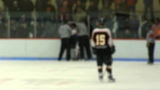 Chris McNeil  Miramichi vs Danny Robichaud  Tracadie Sheila 4 Nov 2012MOV [upl. by Hardan]