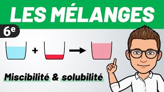 LES MÉLANGES ✅ Soluble  Miscible  Saturation   Physique  Chimie  6e  Sciences [upl. by Muslim]