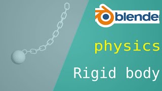 How to Create a Swinging Chain in Blender Using Rigid Body Physics [upl. by Elmer49]