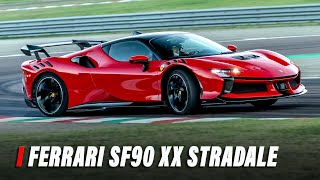 Ferrari SF90 XX Stradale Sets Lap Record At Fiorano [upl. by Adnof532]