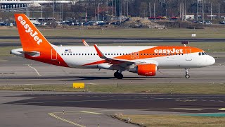 EasyJet Airbus A320 Takeoff from London Gatwick 4K [upl. by Kowal]