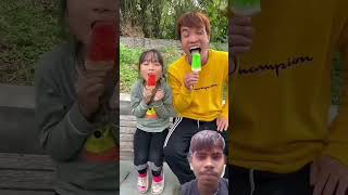 Iskrem chupa le funny comedy challenge memes cute shorts baby [upl. by Hallock32]