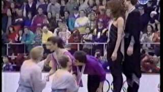 1992 Albertville Olympic Games Dance Event Medals Ceremony [upl. by Atinel]