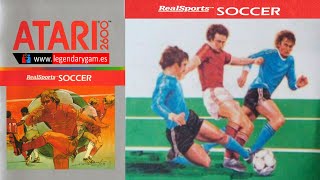 Realsports Soccer  1983  Atari 2600  Highest Difficulty Level 3  Lets Play [upl. by Euqitsym]